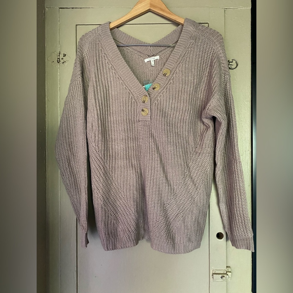Maurice’s long sleeve sweater pink 0 new